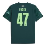 Günstige Fußballtrikots Manchester City Foden 47 EA Sport Fourth trikot 2025-26 Kurzarm Günstige Fußballtrikots Manchester City Foden 47 EA Sport Fourth trikot 2025-26 Kurzarm