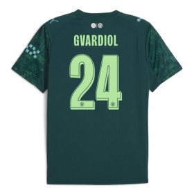 Günstige Fußballtrikots Manchester City Gvardiol 24 EA Sport Fourth trikot 2025-26 Kurzarm