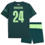 Günstige Fußballtrikots Manchester City Gvardiol 24 EA Sport Kinder Fourth trikot 2025-26 Kurzarm