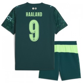 Günstige Fußballtrikots Manchester City Haaland 9 EA Sport Kinder Fourth trikot 2025-26 Kurzarm