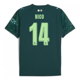 Günstige Fußballtrikots Manchester City Nico 14 EA Sport Fourth trikot 2025-26 Kurzarm