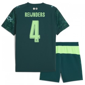 Günstige Fußballtrikots Manchester City Reijnders 4 EA Sport Kinder Fourth trikot 2025-26 Kurzarm