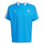 Günstige Fußballtrikots Real Madrid Terrace Icons 2025-26 Blaue Kurzarm