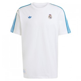Günstige Fußballtrikots Real Madrid Terrace Icons 2025-26 Weiße Kurzarm