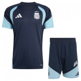 Kinder Argentinien Trainingsshirts FIFA WM 2026 Navy Kurzarm