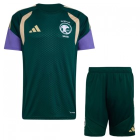 Kinder Saudi-Arabien Trainingsshirts FIFA WM 2026 Grüne Kurzarm