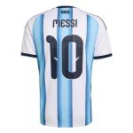 Günstige Fußballtrikots Argentinien Messi 10 Kinder Heimtrikot FIFA WM 2026 Kurzarm
