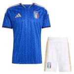 Günstige Fußballtrikots Italien Kinder Heimtrikot FIFA WM 2026 Kurzarm