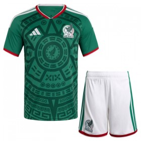 Günstige Fußballtrikots Mexiko Kinder Heimtrikot FIFA WM 2026 Kurzarm