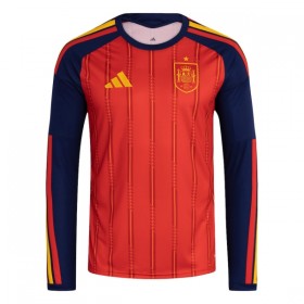 Günstige Fußballtrikots Spanien Heimtrikot FIFA WM 2026 Langarm