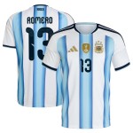 Günstige Fußballtrikots Argentinien Romero 13 Heimtrikot FIFA WM 2026 Kurzarm