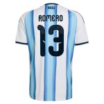 Günstige Fußballtrikots Argentinien Romero 13 Heimtrikot FIFA WM 2026 Kurzarm
