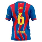 Günstige Fußballtrikots FC Barcelona Gavi 6 Kinder Fourth trikot 2025-26 Kurzarm
