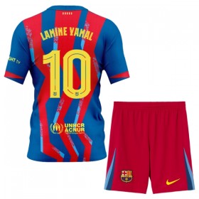 Günstige Fußballtrikots FC Barcelona Lamine Yamal 10 Kinder Fourth trikot 2025-26 Kurzarm
