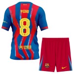 Günstige Fußballtrikots FC Barcelona Pedri 8 Kinder Fourth trikot 2025-26 Kurzarm Günstige Fußballtrikots FC Barcelona Pedri 8 Kinder Fourth trikot 2025-26 Kurzarm
