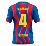Günstige Fußballtrikots FC Barcelona R. Araujo 4 Fourth trikot 2025-26 Kurzarm