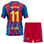 Günstige Fußballtrikots FC Barcelona Raphinha 11 Kinder Fourth trikot 2025-26 Kurzarm