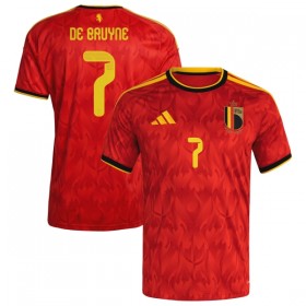 Günstige Fußballtrikots Belgien De Bruyne 7 Heimtrikot FIFA WM 2026 Kurzarm