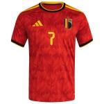 Günstige Fußballtrikots Belgien De Bruyne 7 Heimtrikot FIFA WM 2026 Kurzarm