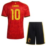 Günstige Fußballtrikots Belgien Lukaku 10 Kinder Heimtrikot FIFA WM 2026 Kurzarm