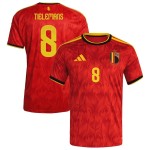 Günstige Fußballtrikots Belgien Tielemans 8 Heimtrikot FIFA WM 2026 Kurzarm