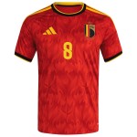 Günstige Fußballtrikots Belgien Tielemans 8 Heimtrikot FIFA WM 2026 Kurzarm