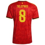 Günstige Fußballtrikots Belgien Tielemans 8 Heimtrikot FIFA WM 2026 Kurzarm