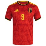 Günstige Fußballtrikots Belgien Trossard 9 Kinder Heimtrikot FIFA WM 2026 Kurzarm