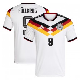 Günstige Fußballtrikots Deutschland Fullkrug 9 Heimtrikot FIFA WM 2026 Kurzarm