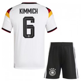 Günstige Fußballtrikots Deutschland Kimmich 6 Kinder Heimtrikot FIFA WM 2026 Kurzarm