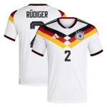 Günstige Fußballtrikots Deutschland Rudiger 2 Heimtrikot FIFA WM 2026 Kurzarm