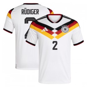 Günstige Fußballtrikots Deutschland Rudiger 2 Heimtrikot FIFA WM 2026 Kurzarm