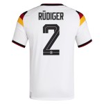 Günstige Fußballtrikots Deutschland Rudiger 2 Kinder Heimtrikot FIFA WM 2026 Kurzarm
