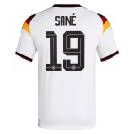 Günstige Fußballtrikots Deutschland Sane 19 Heimtrikot FIFA WM 2026 Kurzarm
