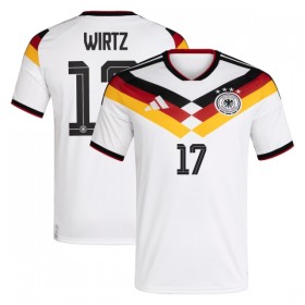 Günstige Fußballtrikots Deutschland Wirtz 17 Heimtrikot FIFA WM 2026 Kurzarm