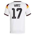 Günstige Fußballtrikots Deutschland Wirtz 17 Kinder Heimtrikot FIFA WM 2026 Kurzarm