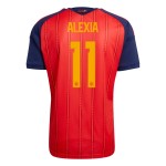 Günstige Fußballtrikots Spanien Alexia 11 Heimtrikot FIFA WM 2026 Kurzarm