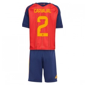 Günstige Fußballtrikots Spanien Carvajal 2 Kinder Heimtrikot FIFA WM 2026 Kurzarm