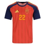 Günstige Fußballtrikots Spanien Cucurella 22 Heimtrikot FIFA WM 2026 Kurzarm