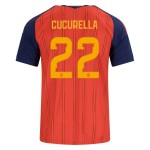 Günstige Fußballtrikots Spanien Cucurella 22 Heimtrikot FIFA WM 2026 Kurzarm