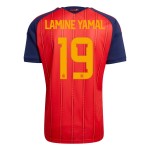 Günstige Fußballtrikots Spanien Lamine Yamal 19 Heimtrikot FIFA WM 2026 Kurzarm