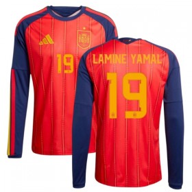 Günstige Fußballtrikots Spanien Lamine Yamal 19 Heimtrikot FIFA WM 2026 Langarm
