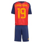 Günstige Fußballtrikots Spanien Lamine Yamal 19 Kinder Heimtrikot FIFA WM 2026 Kurzarm