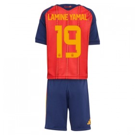 Günstige Fußballtrikots Spanien Lamine Yamal 19 Kinder Heimtrikot FIFA WM 2026 Kurzarm
