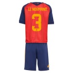 Günstige Fußballtrikots Spanien Le Normand 3 Kinder Heimtrikot FIFA WM 2026 Kurzarm Günstige Fußballtrikots Spanien Le Normand 3 Kinder Heimtrikot FIFA WM 2026 Kurzarm