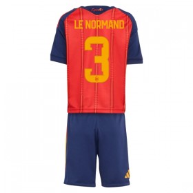 Günstige Fußballtrikots Spanien Le Normand 3 Kinder Heimtrikot FIFA WM 2026 Kurzarm