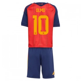 Günstige Fußballtrikots Spanien Olmo 10 Kinder Heimtrikot FIFA WM 2026 Kurzarm