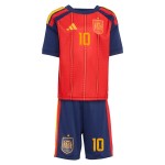Günstige Fußballtrikots Spanien Olmo 10 Kinder Heimtrikot FIFA WM 2026 Kurzarm