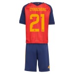 Günstige Fußballtrikots Spanien OYARZABAL 21 Kinder Heimtrikot FIFA WM 2026 Kurzarm