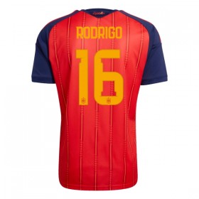Günstige Fußballtrikots Spanien Rodrigo 16 Heimtrikot FIFA WM 2026 Kurzarm